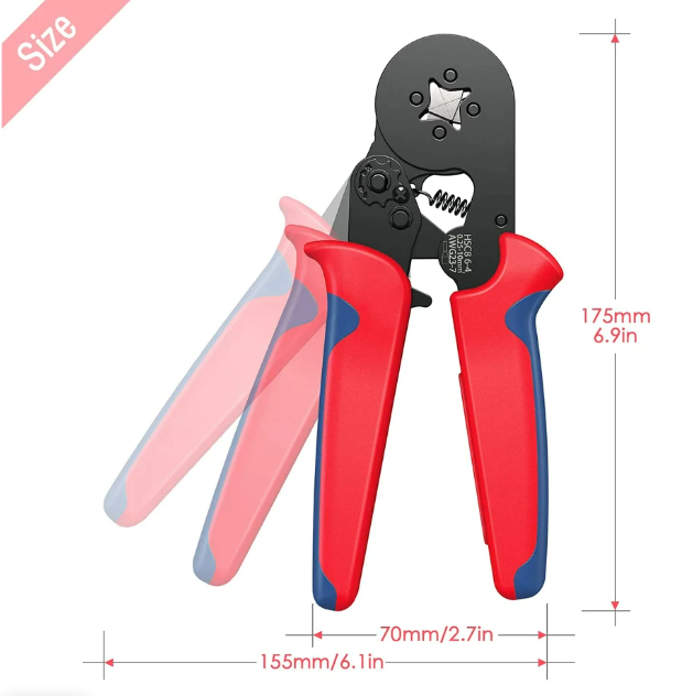 Pince à sertir 0.25 à 10mm²