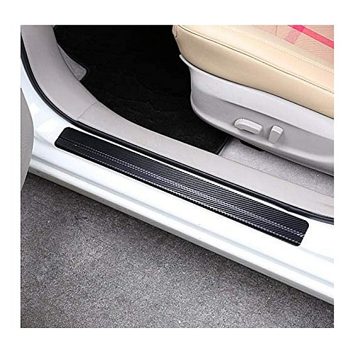 4 autocollants fibre de carbone de voiture