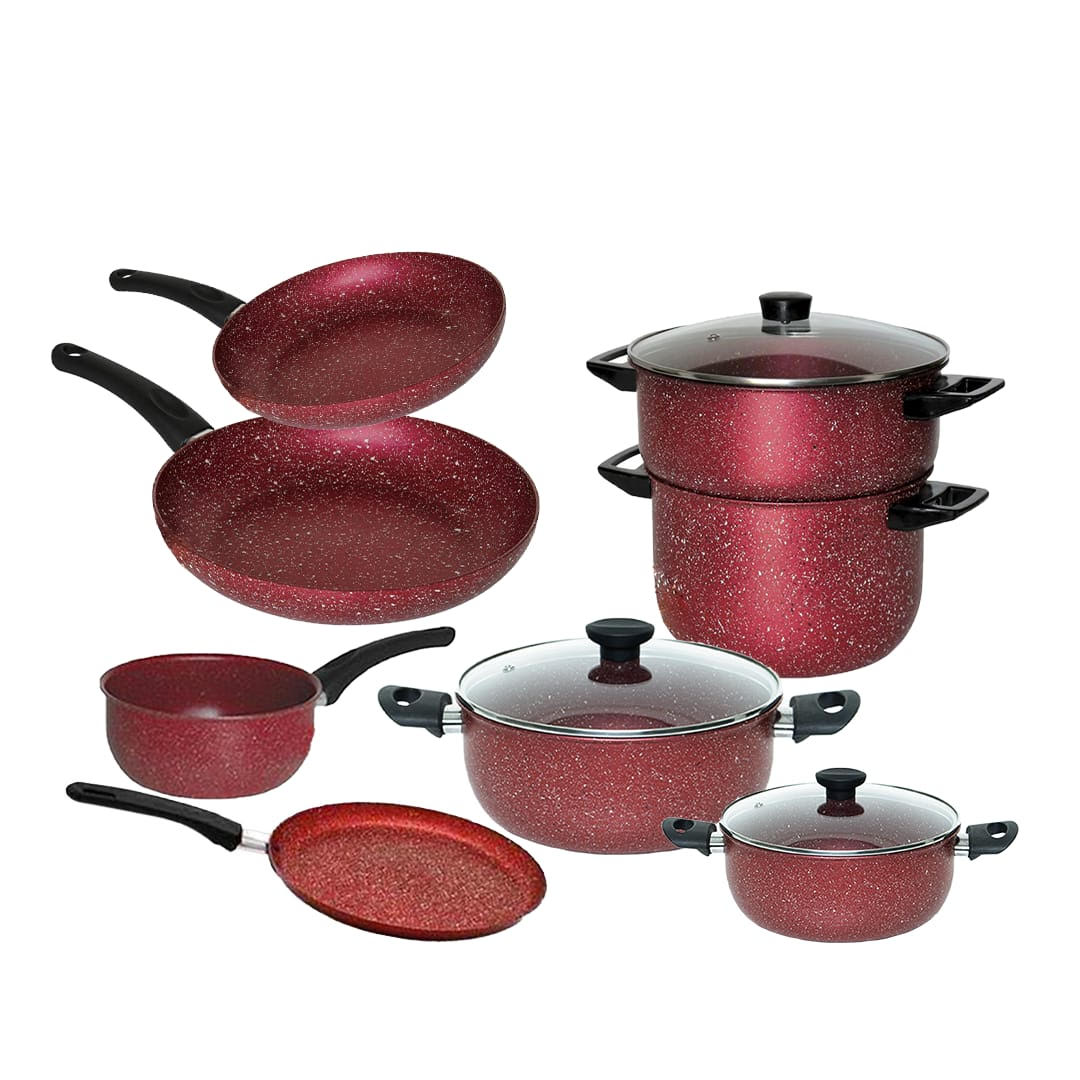 Batterie de Cuisine 12pcs - Granite