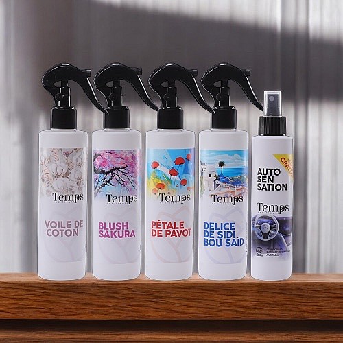 Parfums d'ambiance & de linge Pack 5 Senteurs en Promo