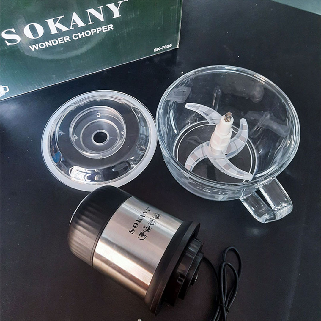 Hachoir électrique Sokany - 2L - 800W - 4 Lames