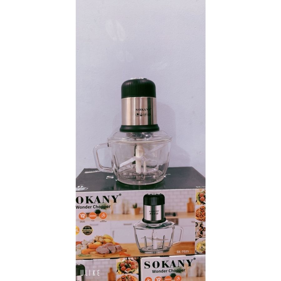 Hachoir électrique Sokany - 2L - 800W - 4 Lames