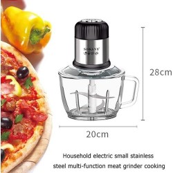 Hachoir électrique Sokany - 2L - 800W - 4 Lames