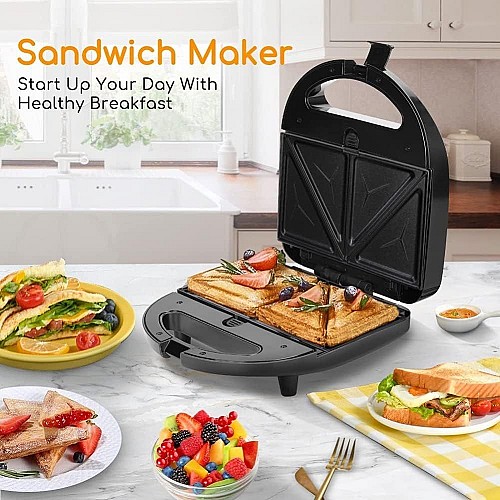 Appareil à Panini SOKANY multifonction sk907 - 750W - Noir