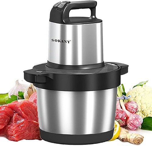 Hachoir Sokany à Viande Mélangeur 1500 W 6,5 L