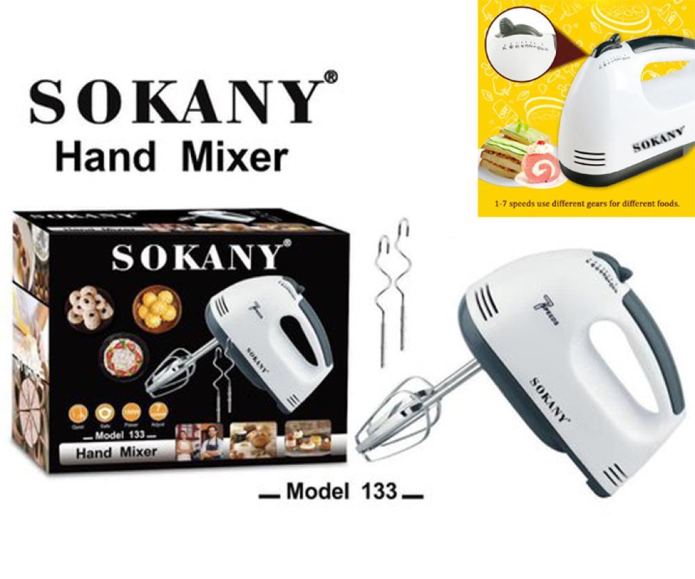 Batteur à main 7 vitesses Sokany, batteur à main 180W