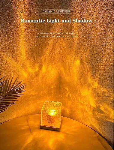 Lampe Aurore Lumière Cristal Veilleuse Romantique - 16 colors