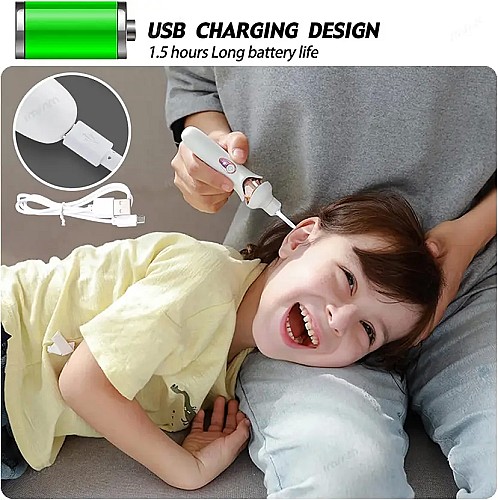 Aspirateur d'oreille visuel électrique
