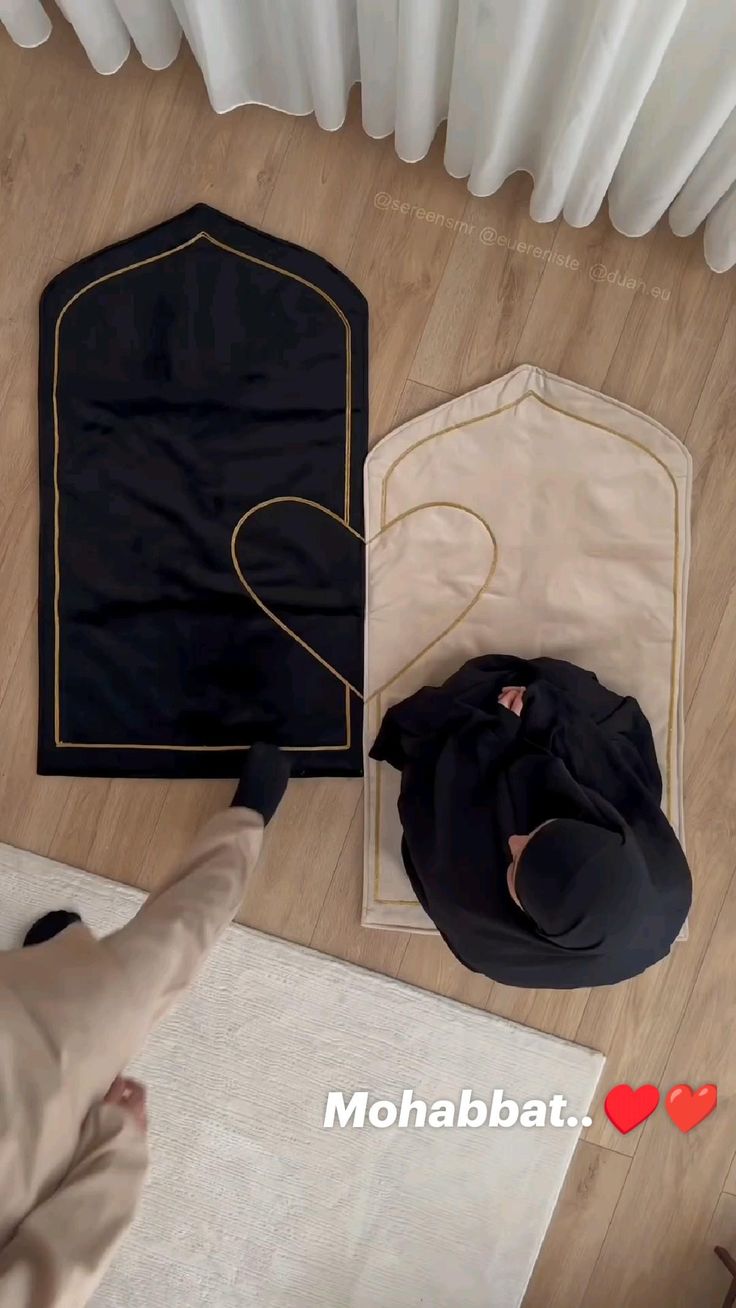 Tapis de prière en velours