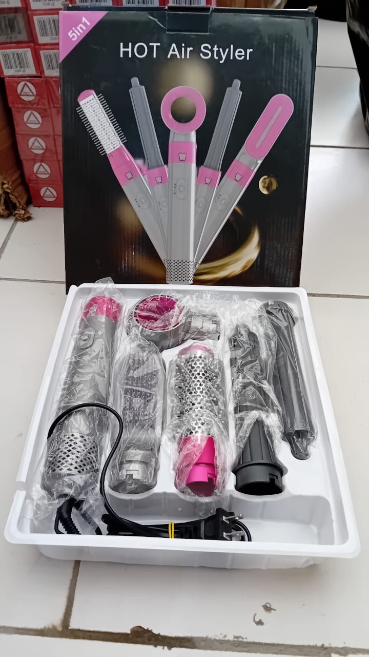 Sèche Cheveux 5EN1 Hot Air Styler 1000W - Rose