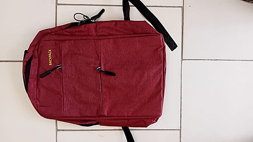 Sac à dos PC portable 15,6" Rouge et Noir